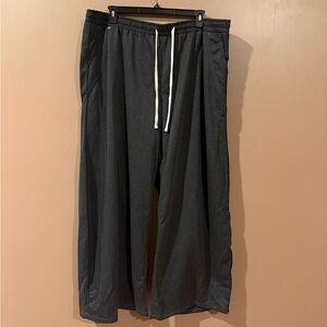 Men's Dark Gray Drawstring Lounge Pants Size 6XL NEW
